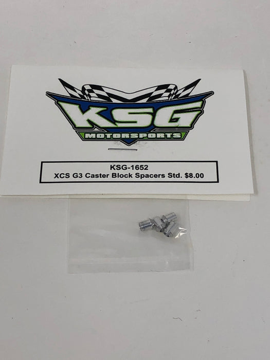 KSG-1652 KSG Motorsports XCS G3 Caster Block Spacer Std