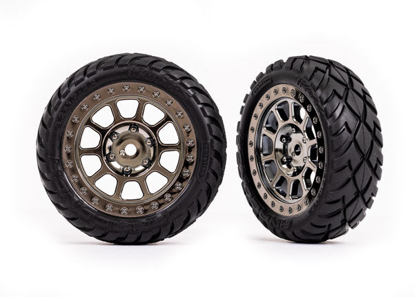2479T Traxxas T&W BLK CHRM 2.2/ALIAS TIRE