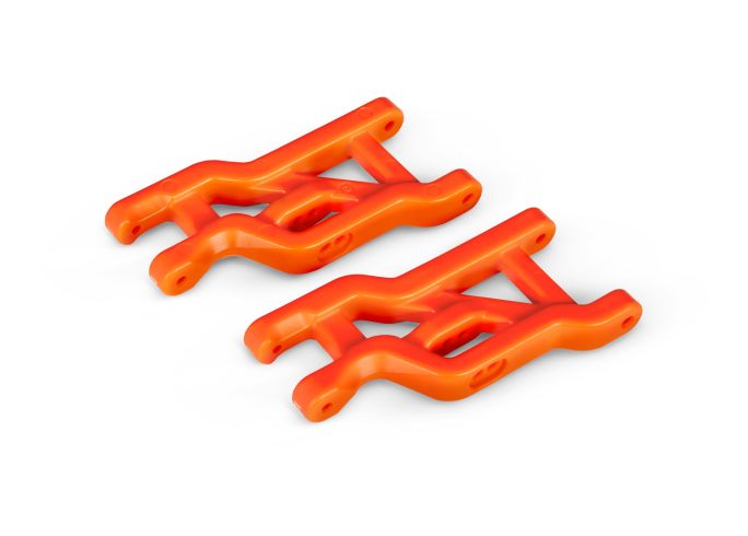 Traxxas 2531T Front Heavy Duty HD Suspension Arms, Orange, Mudboss, Bandit
