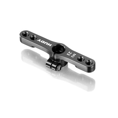 293447 Hudy Alu Clamp Throttle Servo Horn KO, Sanwa 2 Hole 23T