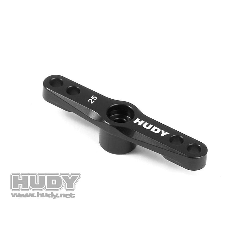 293506 Hudy ALU THROTTLE SERVO HORN 1 / 8 OFF-ROAD FUTABA - 25T