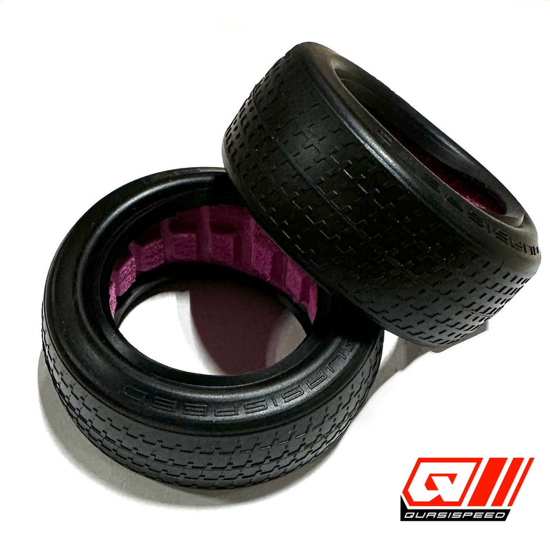 QS-1615 Quasi Speed Low Tread Front Tires with Inserts (Pair)