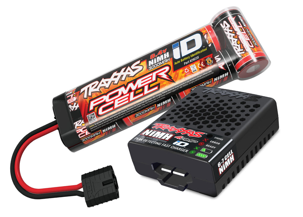 37054-8 Traxxas Rustler 1/10 SCALE 2WD STADIUM TRUCK w/ Battery & USB-C Charger