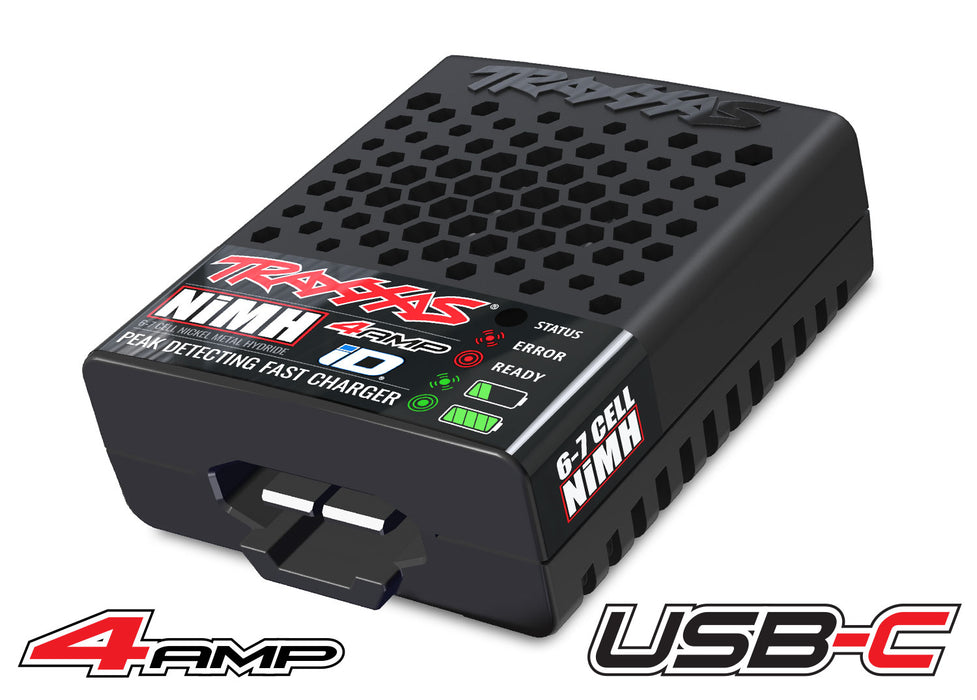 2982 Traxxas 4-AMP 6-7-CELL NiMH CHARGER USB-C