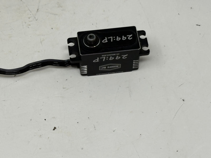 Used Reefs RC 299LP High Torque/Speed Brushless Low Profile Servo (High Voltage) (Black)