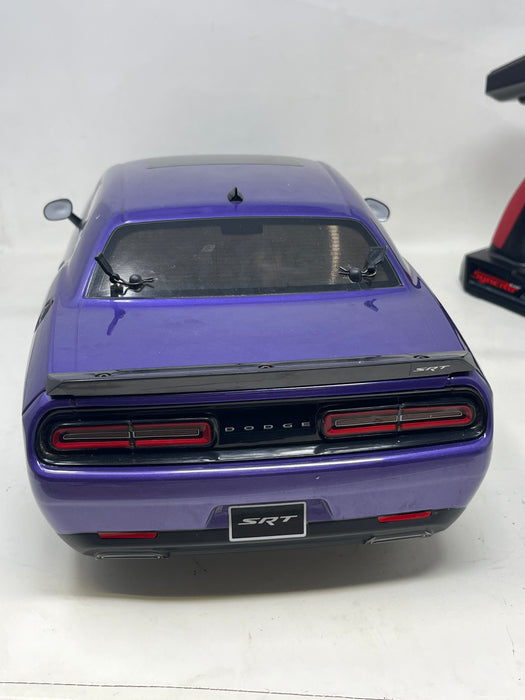 Used 34415T1C Kyosho 1/10 Scale Radio Controlled Electric Powered 4WD FAZER Mk2 FZ02L Series readyset DODGE Challenger SRT Hellcat Plum Crazy Purple