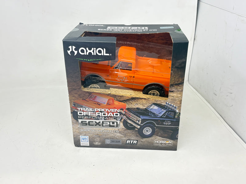 *Damaged Box* Axial 1/24 SCX24 1967 Chevrolet C10 4WD Brushed Truck RTR, Orange