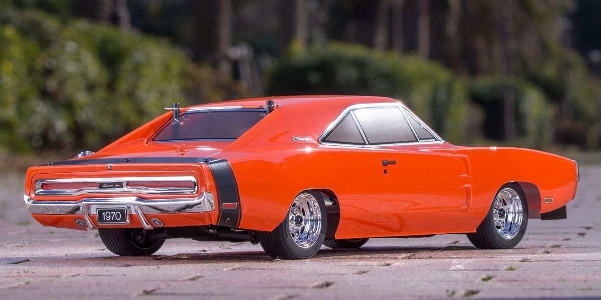 34417T1C Kyosho 1/10 Scale Radio Controlled Electric Powered 4WD FAZER Mk2 FZ02L Series Readyset Dodge Charger 1970 Hemi Orange