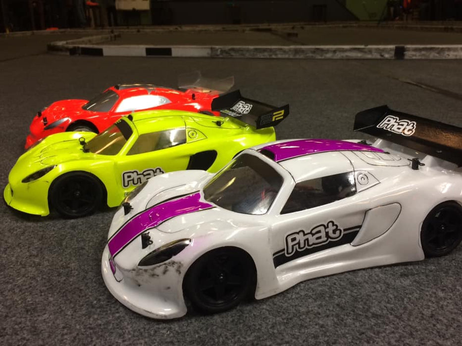 PHAT BODIES '300R' BODYSHELL AND WING FOR MTC, M-CHASSIS AND GT12