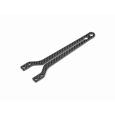 301072 Xray X4 Graphite Upper Deck Split Form