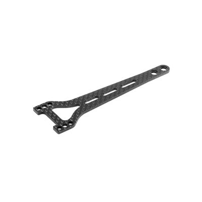 301073 Xray X4 Graphite Upper Deck Split Rear 2.0mm
