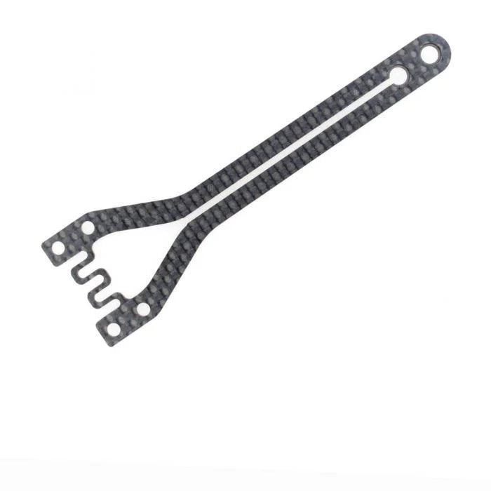 301079 Xray X4A'23 Graphite Upper Deck Split Front 2.0mm