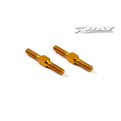 303212-O Xray Alu Adjustable Turnbuckle 26mm M3 L/R - Orange