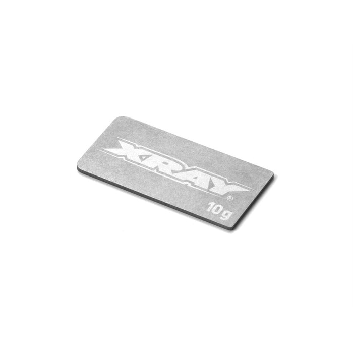 306552 Xray PURE TUNGSTEN CHASSIS WEIGHT 10g
