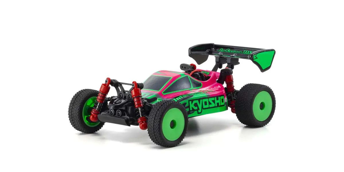 32093PGR Kyosho MINI-Z Buggy Ready set INFERNO MP9 TKI Pink / Green