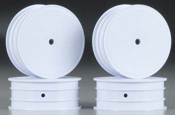 JConcepts 3325W Mono TLR 22 4.0/5.0, 2.2" Front Wheel, White, 4pc