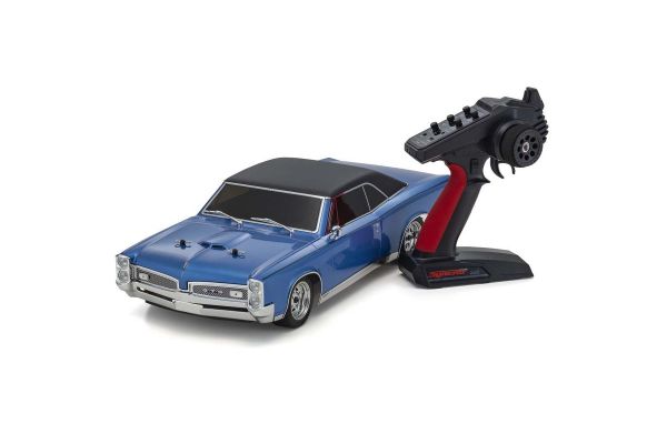 34431T2 Kyosho 1:10 Scale Radio Controlled Electric Powered 4WD FAZER Mk2 FZ02L Series readyset 1967 Pontiac® GTO™ Tyrol Blue 34431T2