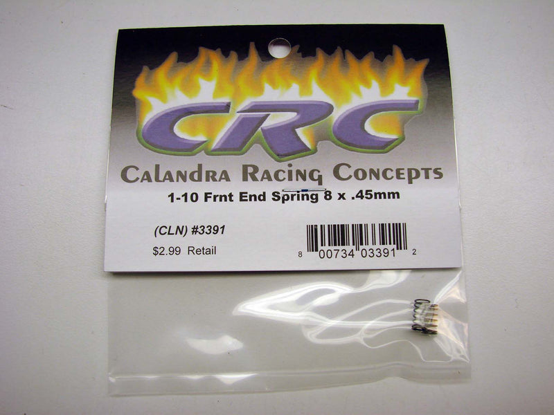 3391 Team CRC – 1-10 Frnt End Spring 8 x .45mm