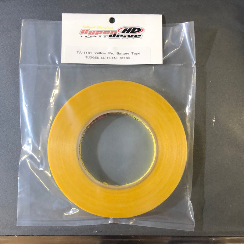 TA-1181 Pro Battery Tape (Yellow)