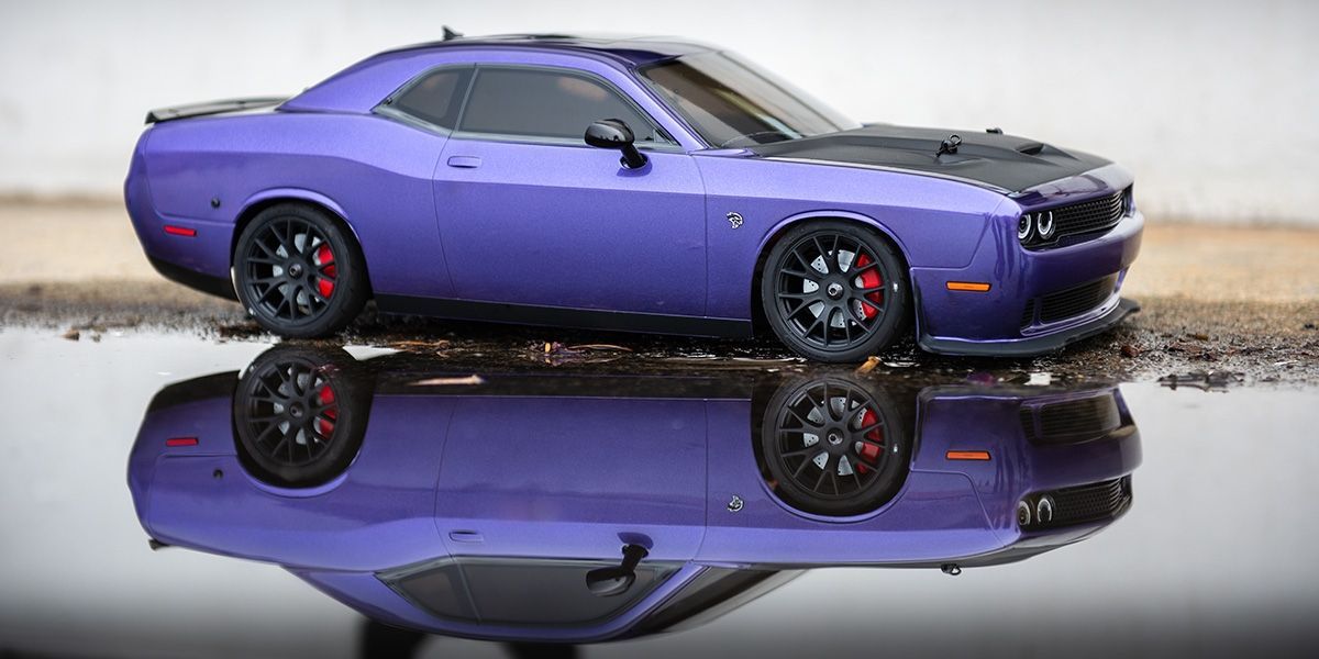 34415T1C Kyosho 1/10 Scale Radio Controlled Electric Powered 4WD FAZER Mk2 FZ02L Series readyset DODGE Challenger SRT Hellcat Plum Crazy Purple