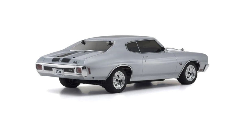 Kyosho 1/10 Scale Radio Controlled Electric Powered 4WD FAZER Mk2 FZ02L Series Readyset 1970 Chevy® Chevelle® SS™ 454 LS6 Cortez Silver 34416T1C