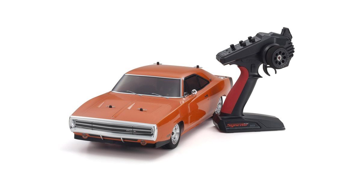 34417T1C Kyosho 1/10 Scale Radio Controlled Electric Powered 4WD FAZER Mk2 FZ02L Series Readyset Dodge Charger 1970 Hemi Orange