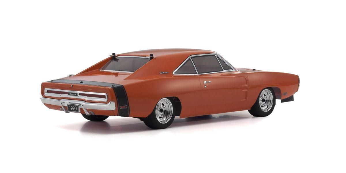 34417T1C Kyosho 1/10 Scale Radio Controlled Electric Powered 4WD FAZER Mk2 FZ02L Series Readyset Dodge Charger 1970 Hemi Orange