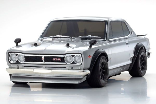 34425T1C Kyosho 1/10 Scale Radio Controlled Electric Powered 4WD FAZER Mk2 FZ02 Series Readyset NISSAN SKYLINE 2000GT-R(KPGC10) Tuned Ver. Silver 34425T1