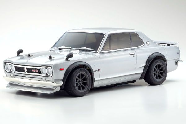 34425T1C Kyosho 1/10 Scale Radio Controlled Electric Powered 4WD FAZER Mk2 FZ02 Series Readyset NISSAN SKYLINE 2000GT-R(KPGC10) Tuned Ver. Silver 34425T1