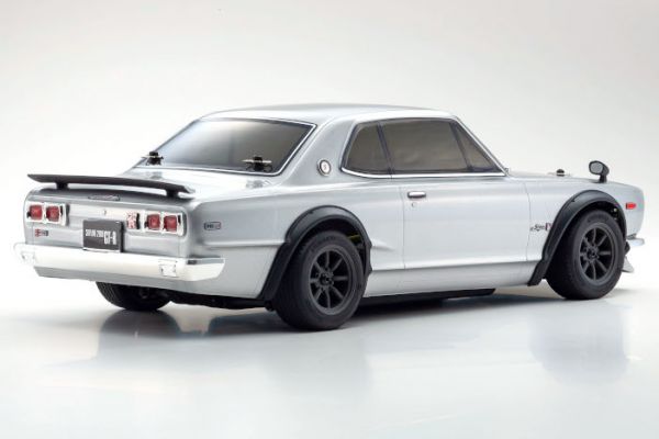 34425T1C Kyosho 1/10 Scale Radio Controlled Electric Powered 4WD FAZER Mk2 FZ02 Series Readyset NISSAN SKYLINE 2000GT-R(KPGC10) Tuned Ver. Silver 34425T1