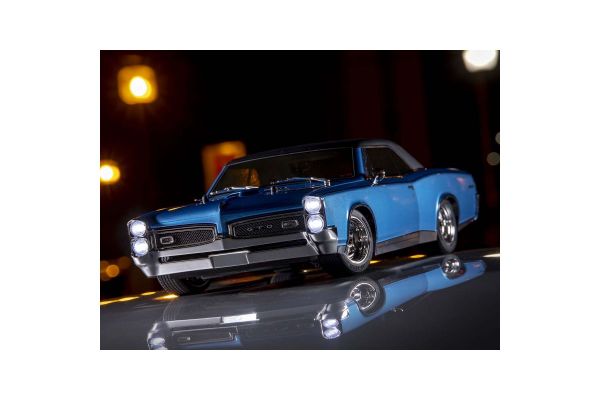 34431T2 Kyosho 1:10 Scale Radio Controlled Electric Powered 4WD FAZER Mk2 FZ02L Series readyset 1967 Pontiac® GTO™ Tyrol Blue 34431T2