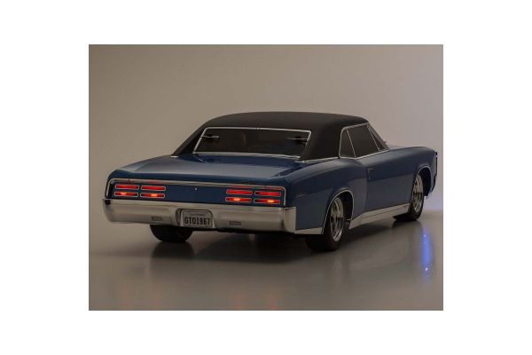 34431T2 Kyosho 1:10 Scale Radio Controlled Electric Powered 4WD FAZER Mk2 FZ02L Series readyset 1967 Pontiac® GTO™ Tyrol Blue 34431T2