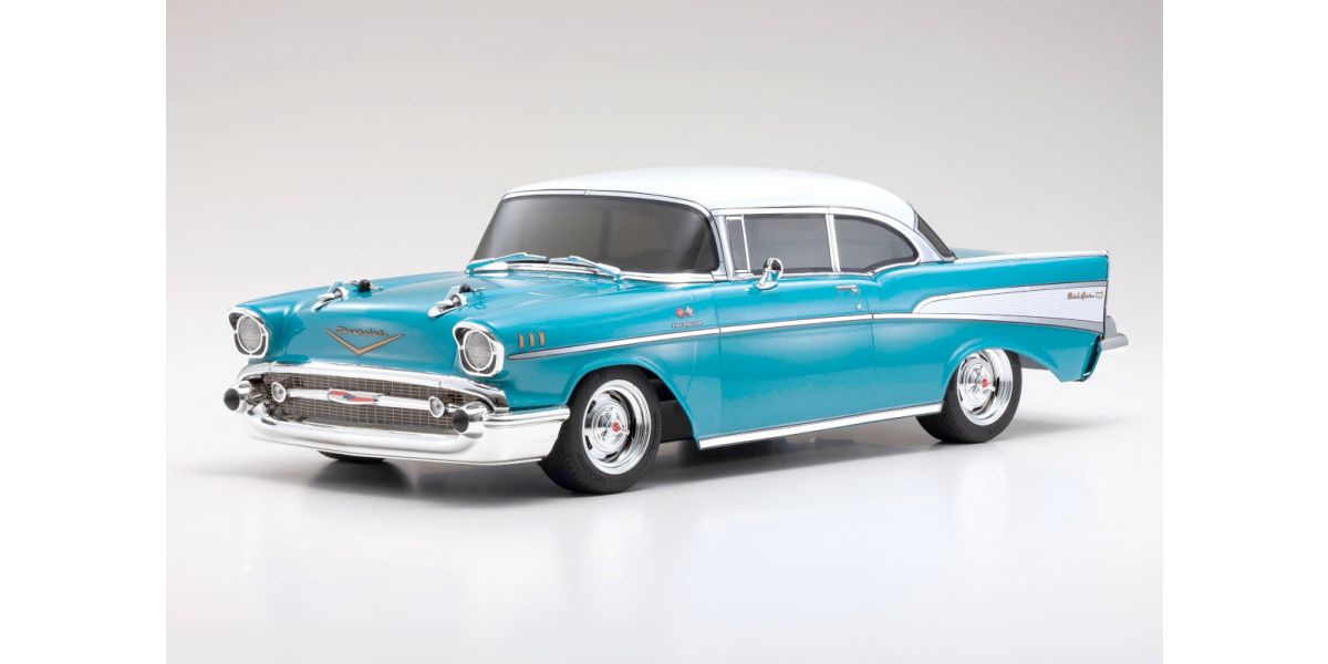 34433T1 1:10 Scale Radio Controlled Electric Powered 4WD FAZER Mk2 FZ02L Series readyset 1957 Chevy® Bel Air Coupe Tropical Turquoise