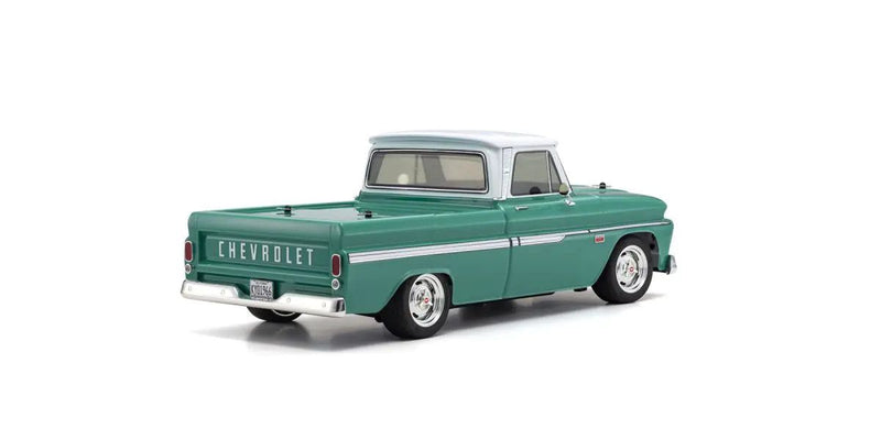 34435T1 Kyosho 1:10 Scale Radio Controlled Electric Powered 4WD FAZER Mk2 FZ02L Series readyset 1966 Chevy® C10 Fleetside Pickup Light Green