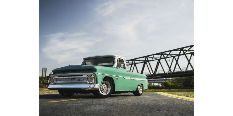 34435T1 Kyosho 1:10 Scale Radio Controlled Electric Powered 4WD FAZER Mk2 FZ02L Series readyset 1966 Chevy® C10 Fleetside Pickup Light Green