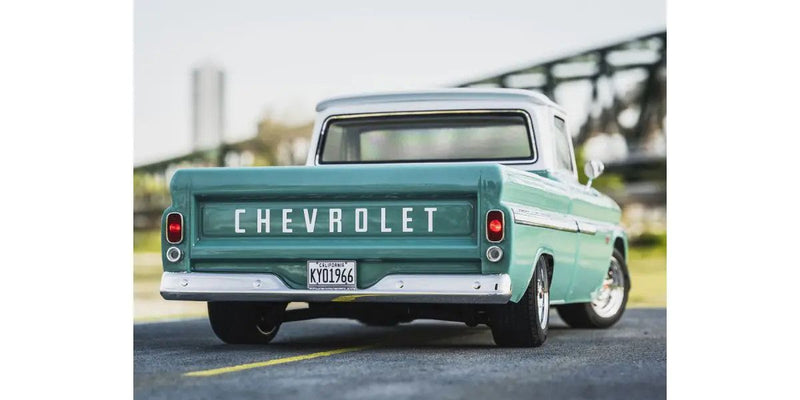 34435T1 Kyosho 1:10 Scale Radio Controlled Electric Powered 4WD FAZER Mk2 FZ02L Series readyset 1966 Chevy® C10 Fleetside Pickup Light Green