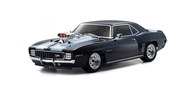 1/10 Scale Radio Controlled Electric Powered 4WD FAZER Mk2 FZ02 VE Series Readyset 1969 Chevy® Camaro® Z/28 RS Supercharged VE Tuxedo Black 34493T1