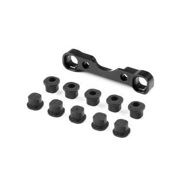 352341 Xray XB8E`24 Alu Front Lower Susp. Holder for Semi-Split Bulkhead - R