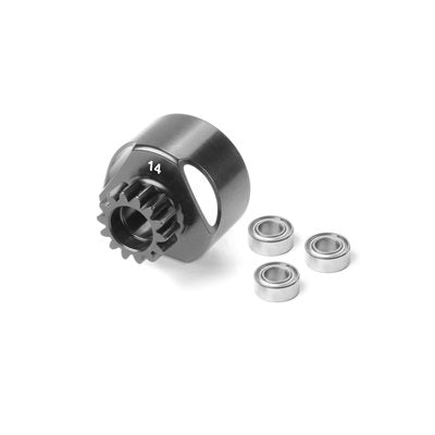 358414-L XRAY - 3BB Clutch Bell 14T - Lightweight + 3x BALL-BEARING