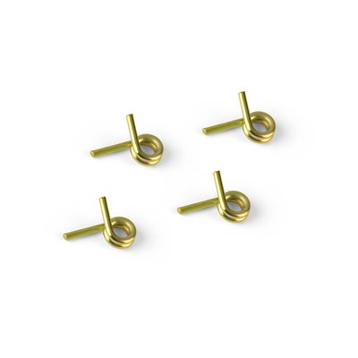 358480 XRAY - 4-shoe Clutch Springs - Gold - Soft (4)