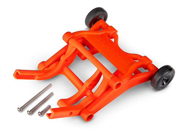 3678T Traxxas Wheelie bar, assembled (orange) (fits Slash®, Stampede®, Rustler®, Bandit® series)