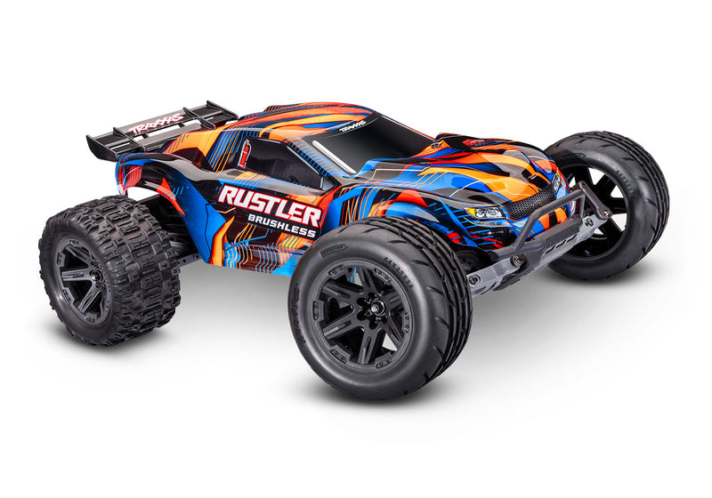 37454-4 Traxxas Rustler 2WD Brushless