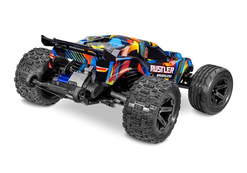37454-4 Traxxas Rustler 2WD Brushless