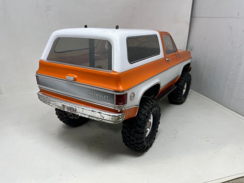 Used Traxxas TRX4 Blazer Orange/White RTR