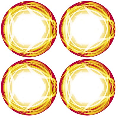 397351 Xray XT8 Wheel Stickers Die Cut Orange