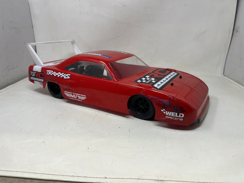 Used Traxxas 4-Tec with superbird body