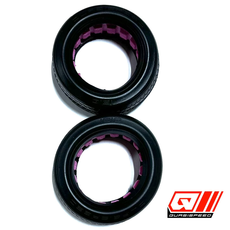 QS-1615 Quasi Speed Low Tread Front Tires with Inserts (Pair)