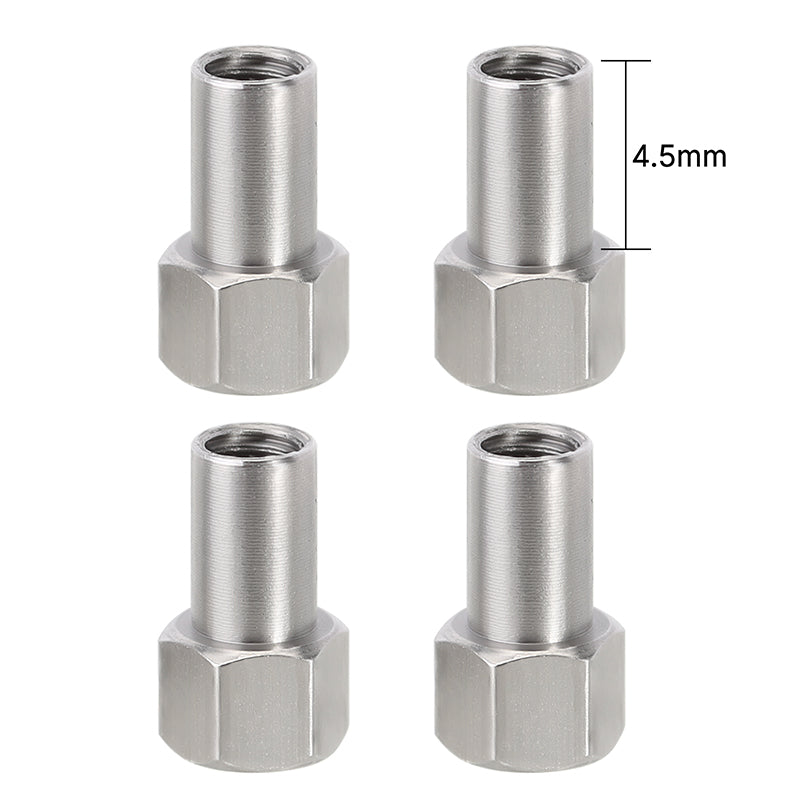 WH-23-4 INJORA 4PCS 4.5mm M2.5 Long Nuts for 1/18 TRX4M
