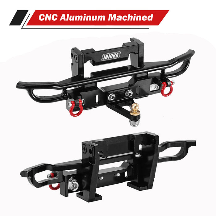INJORA CNC Aluminum Front Rear Bumpers V2 For 1/18 TRX4M Bronco (4M-43)