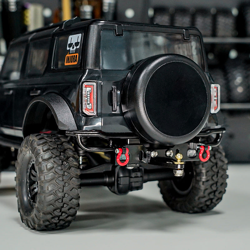 INJORA CNC Aluminum Front Rear Bumpers V2 For 1/18 TRX4M Bronco (4M-43)